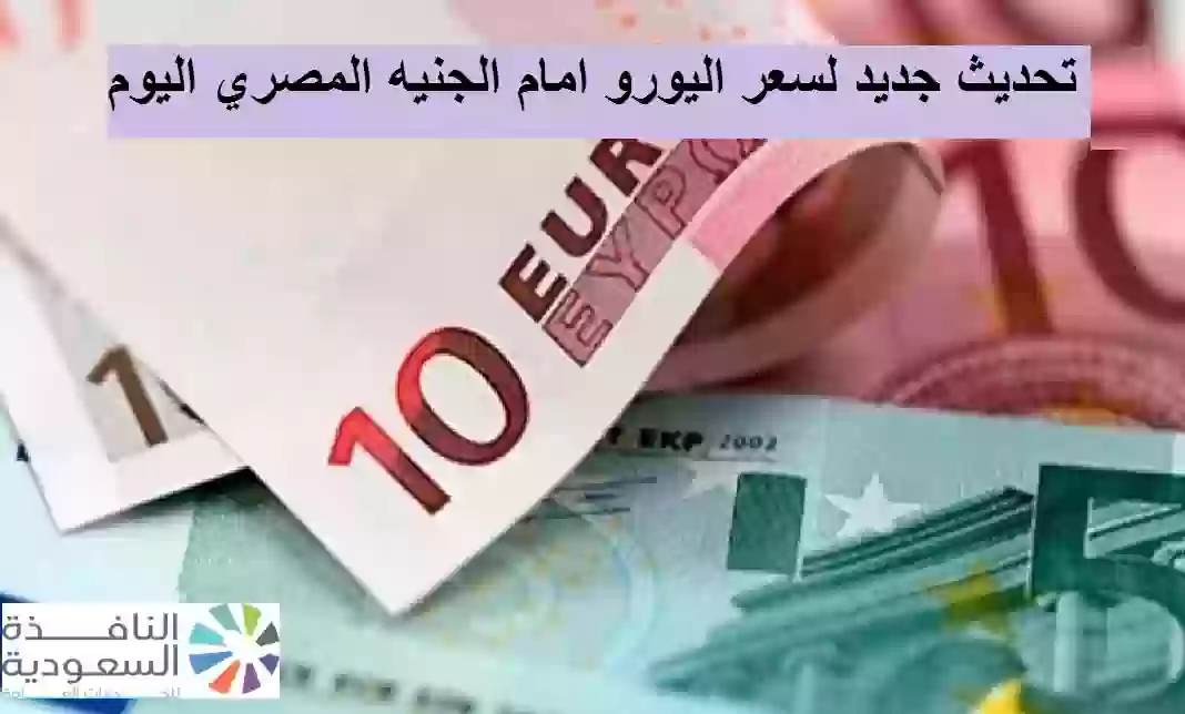 سعر اليورو امام الجنيه المصري اليوم